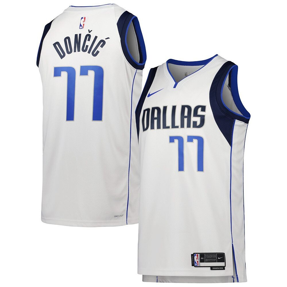 

Унисекс Джерси Nike Luka Don i ‡ White Dallas Mavericks Swingman — Association Edition, цвет Mav White