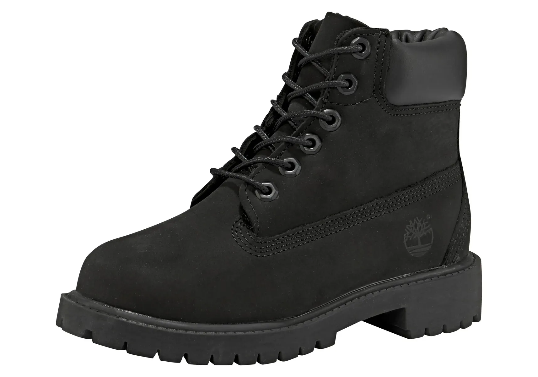 

Ботинки Timberland на шнуровке "TIMBERLAND PREMIUM 6 INCH LACE UP WATERPROOF BOOT ", водонепроницаемые, черный