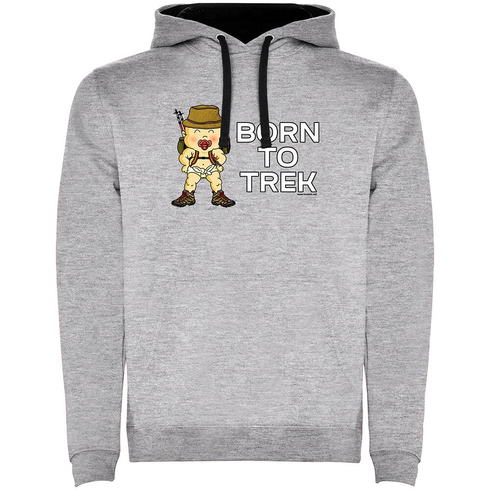 

Худи Kruskis Born To Trek Two-Colour, серый