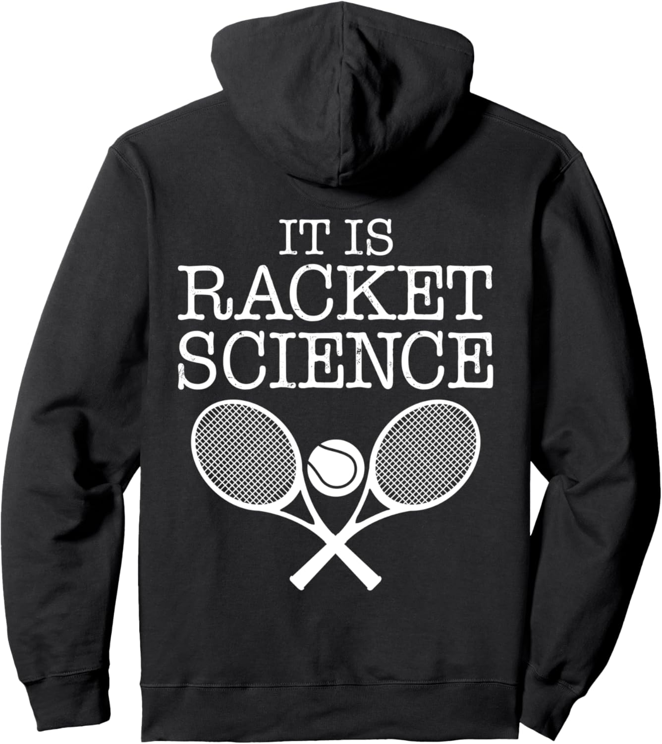 

Наука о теннисе, Теннисный распылитель, Худи для тренера по теннису Tennis Coach Gift Racket Science, черный
