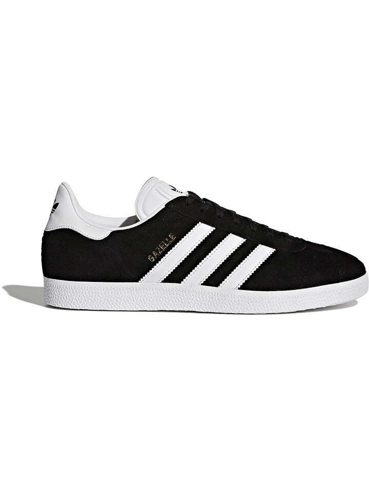 Кроссовки на шнуровке adidas Leder-Sneakers Gazelle, черный/белый