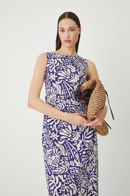 

Хлопковое платье Medicine, темно-синий