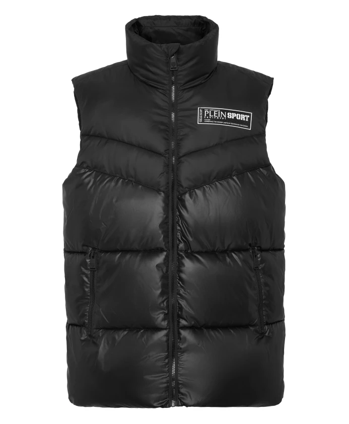 

Пуховый жилет Plein Sport, черный