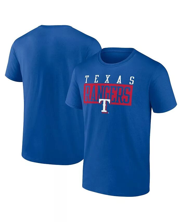 

Мужская футболка Royal Texas Rangers Hard to Beat Fanatics