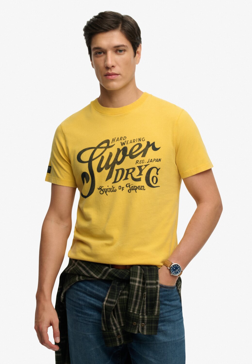 

Superdry & Co Футболка 'Industry Worker' в цвете Honey