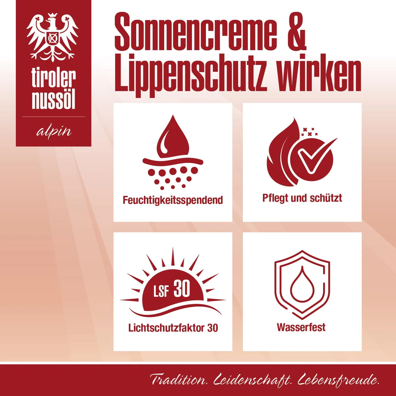 Комбинированный стик «Alpine Travel Sun Cream & Lip Balm» SPF 30 от Tiroler Nussöl Tiroler Nussöl — фото 3