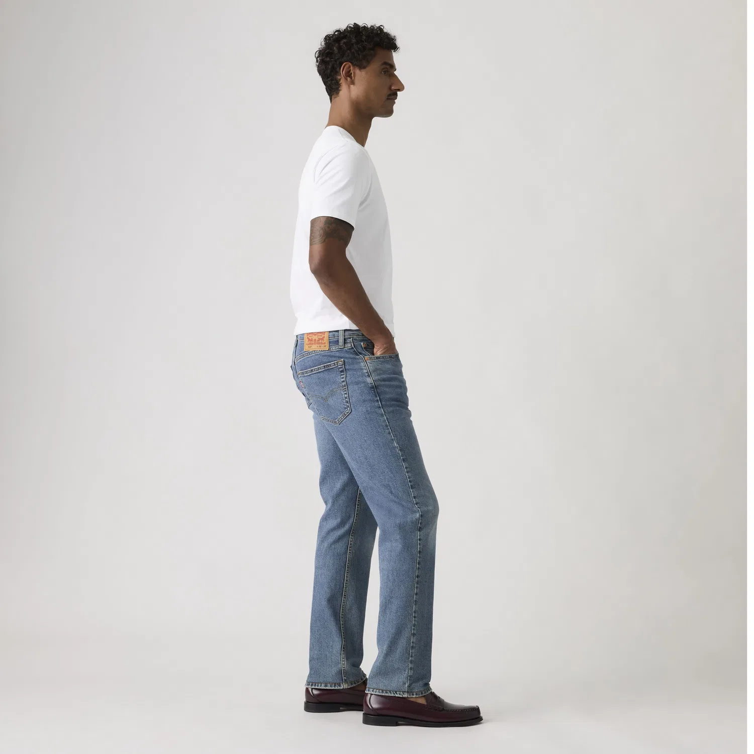 Прямые мужские джинсы 514 Levi's, Stretch — фото 4