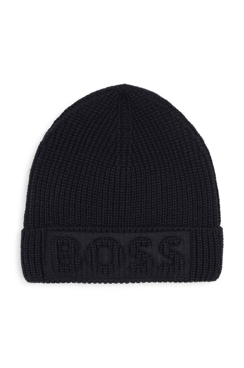 

Детская шапочка BOSS с добавлением шерсти, темно-синий