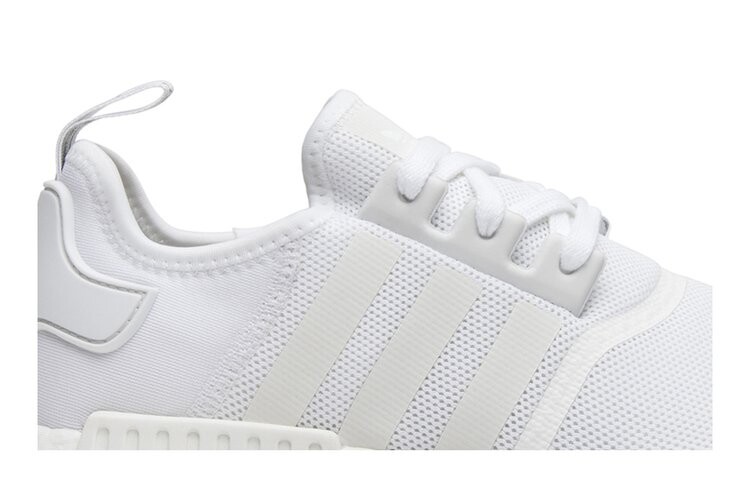 Кроссовки Adidas NMD_R1 'White Grey', белый — фото 2