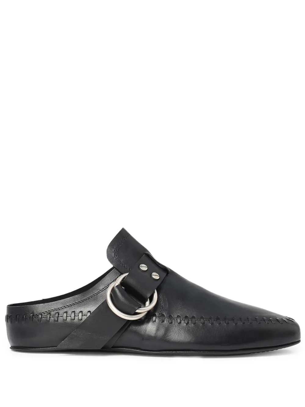 Кожаные мюли Ann Demeulemeester, черный