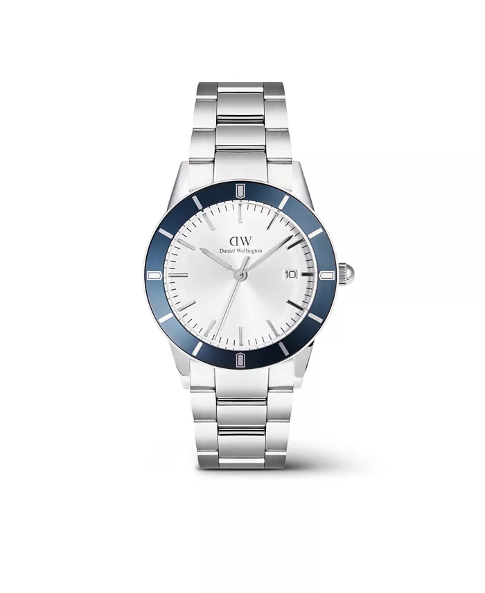 

Мужские аналоговые часы в серебристом тоне из нержавеющей стали, 40 мм Daniel Wellington