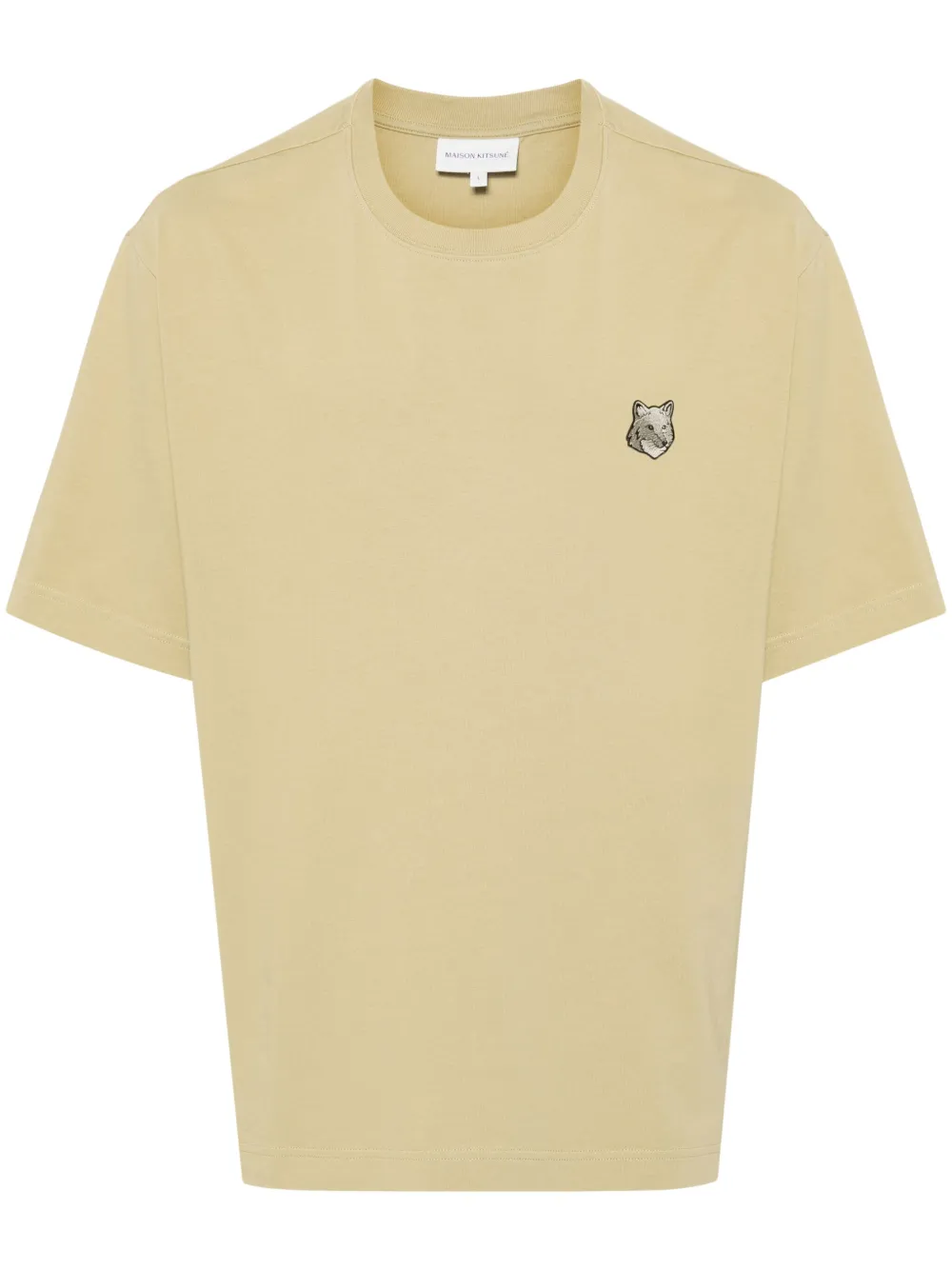 

Футболка с нашивкой Bold Fox Head Maison Kitsuné, нейтральный