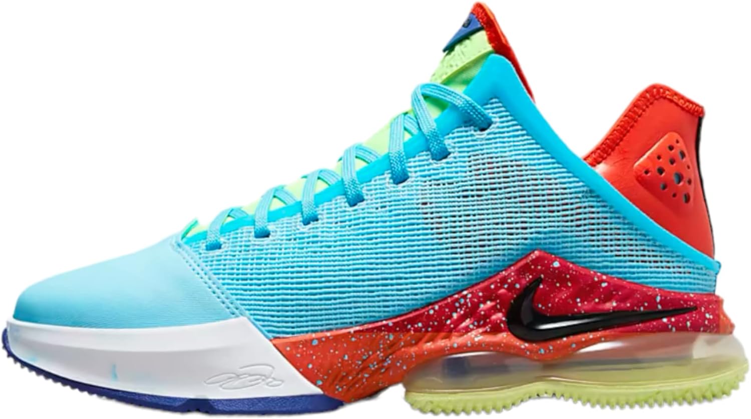 

Баскетбольные кроссовки Nike LeBron 19 Low, черный/синий/малиновый