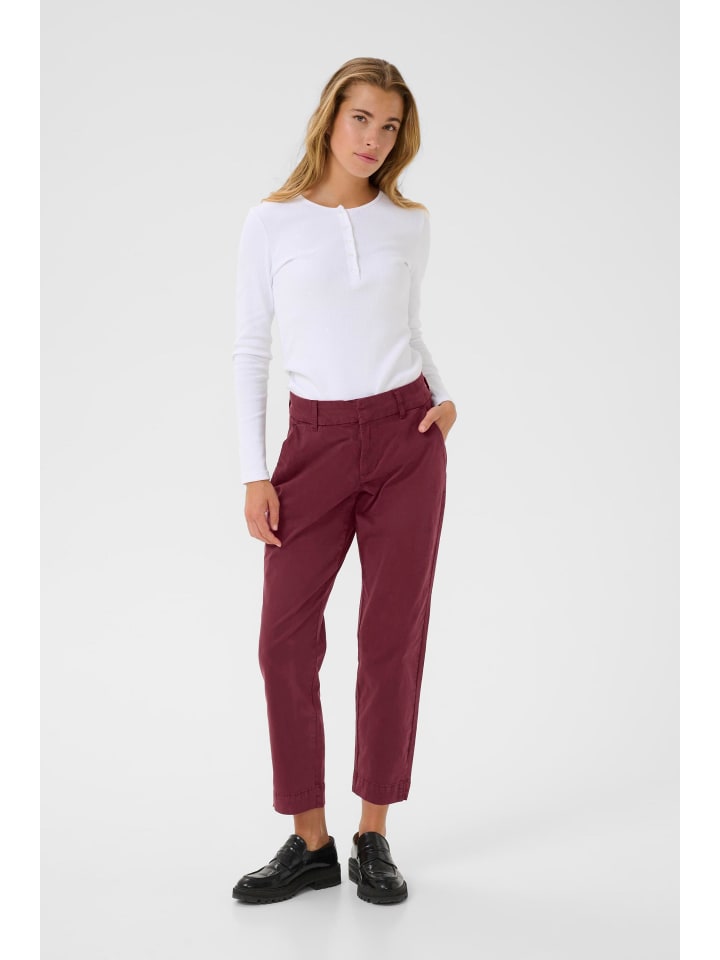 

Kaffe Брюки KAmette прямого кроя, цвет «Виндзор Вайн»