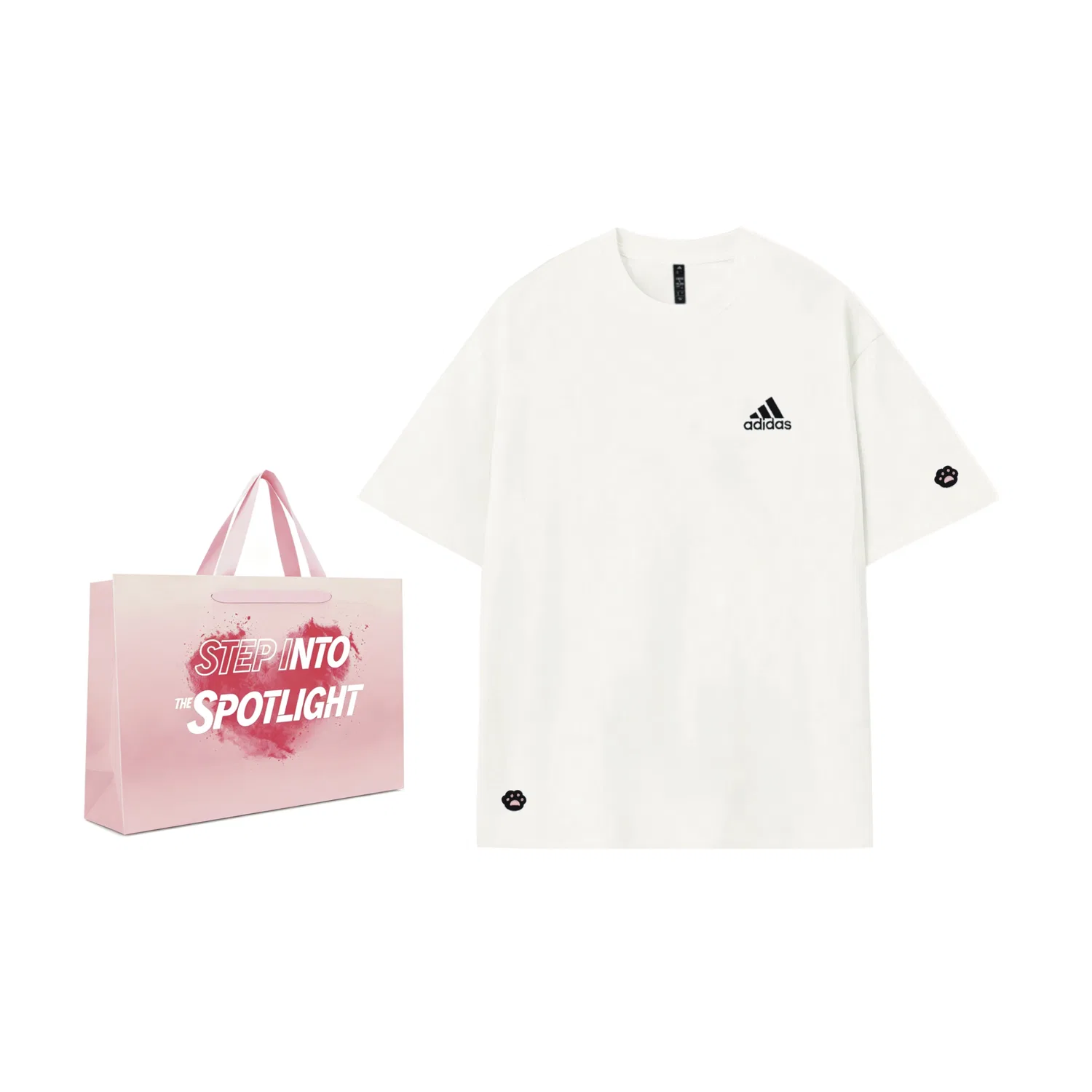 Футболка Adidas MUST HAVES с принтом белая