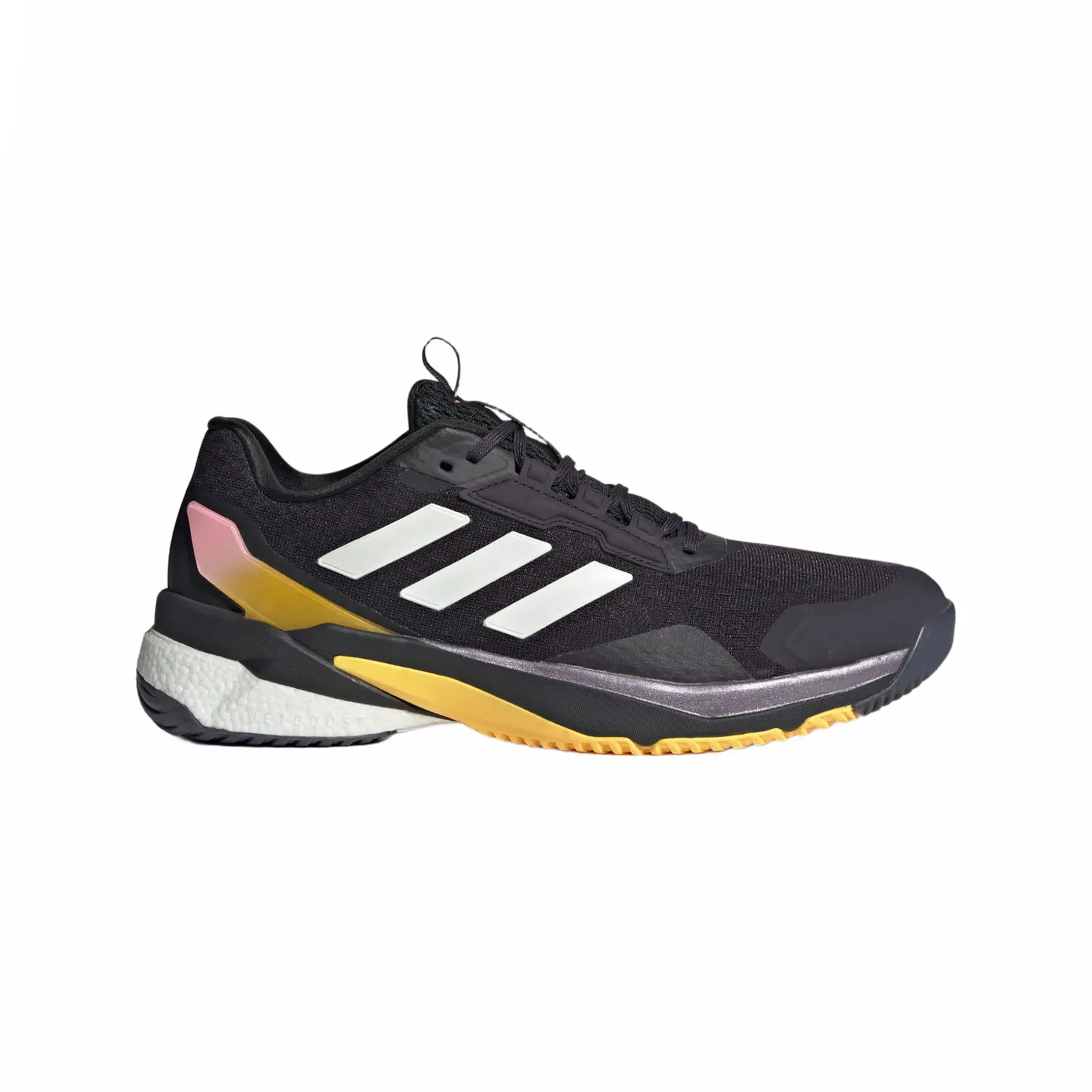 

Кроссовки adidas Crazyflight 5 Training Shoes Men Low-top Black/Metallic White/Yellow/Pink, черный/белый/желтый/розовый