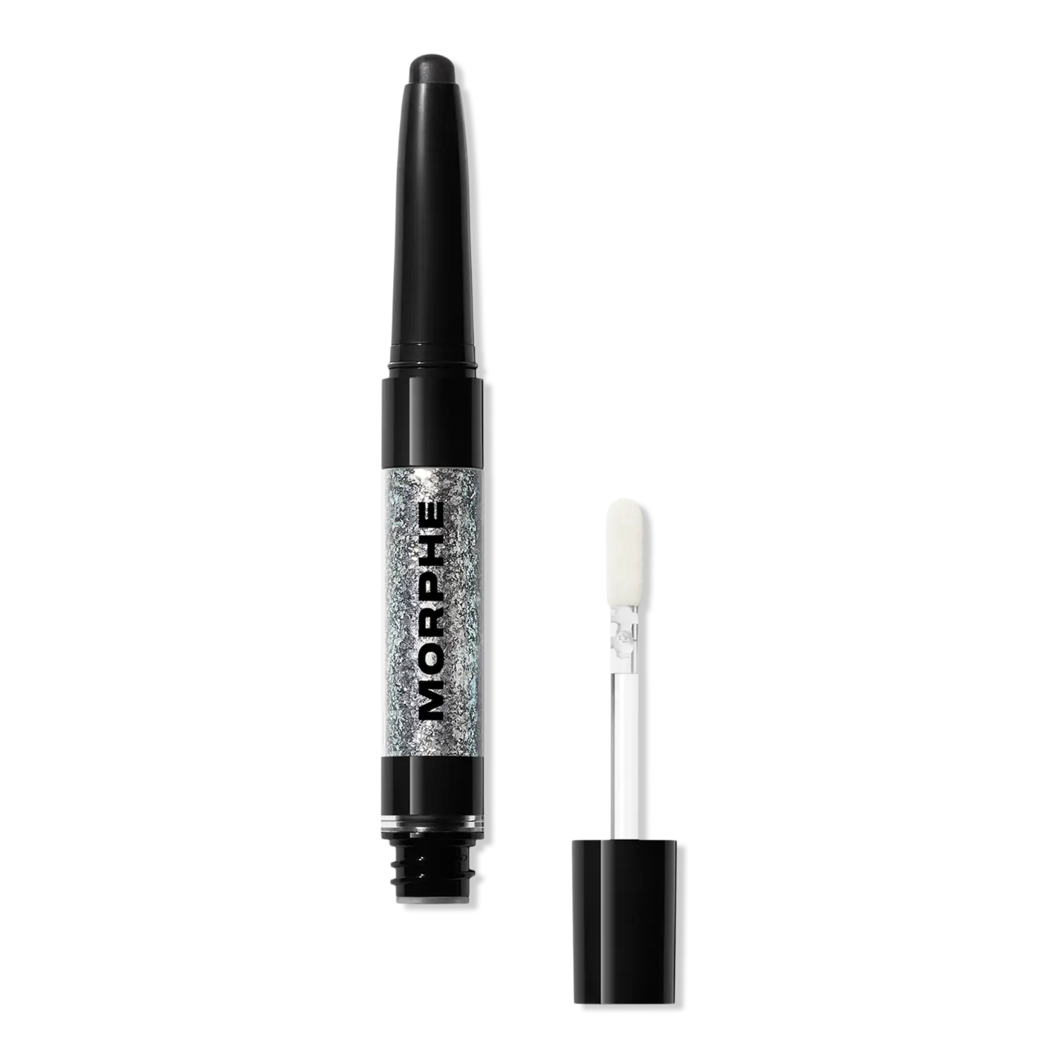 

Кремово-жидкие тени-карандаш с двойным финишем Mixed Signals Morphe, Forever/Fling (gunmetal silver chrome/matte black)