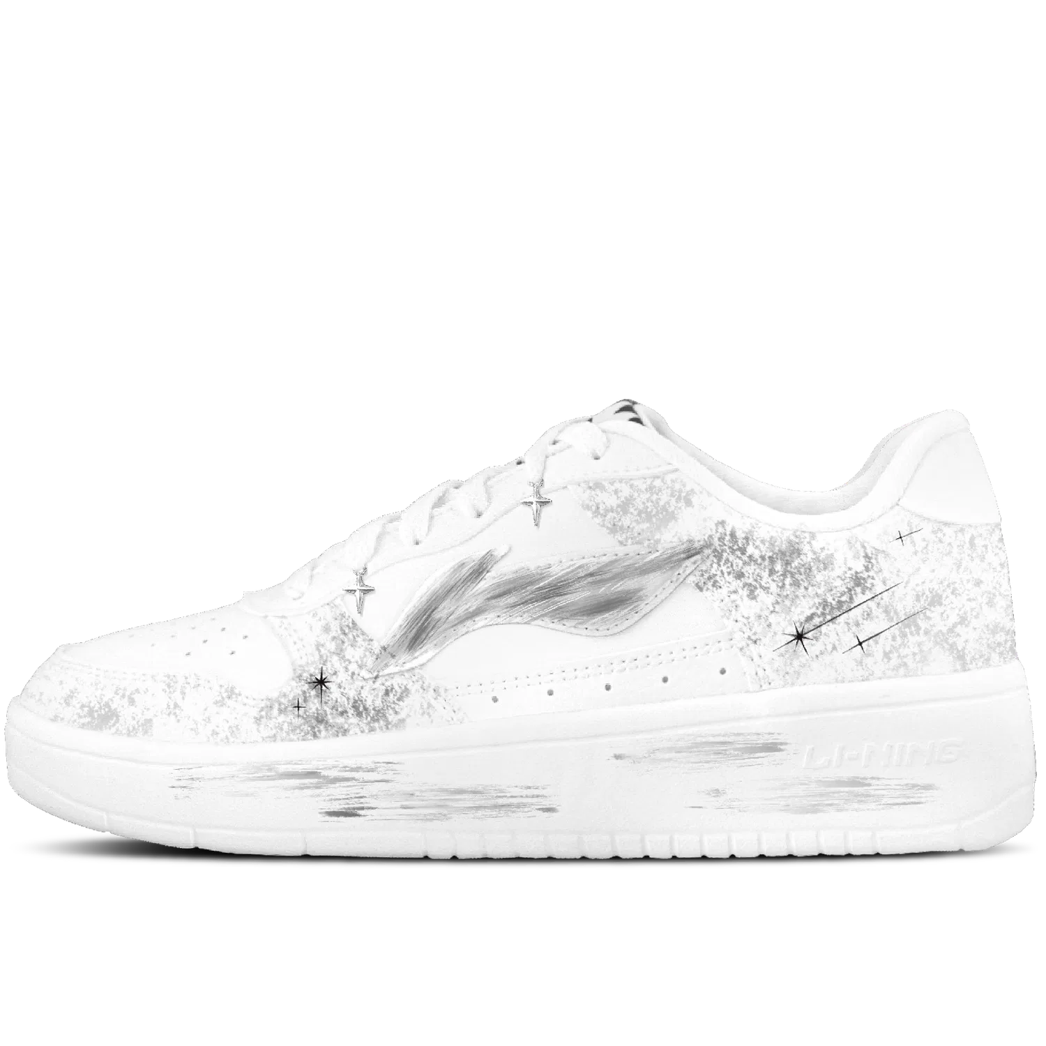 Кроссовки скейтбордические White Gray Li-Ning — фото 3