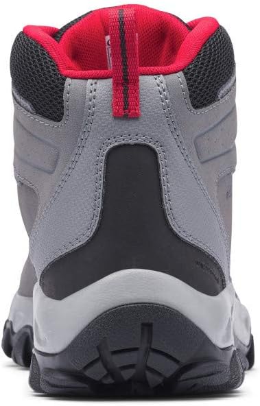 Columbia мужские треккинговые ботинки Newton Ridge Plus II Waterproof, Ti Grey Steel/Rocket — фото 4