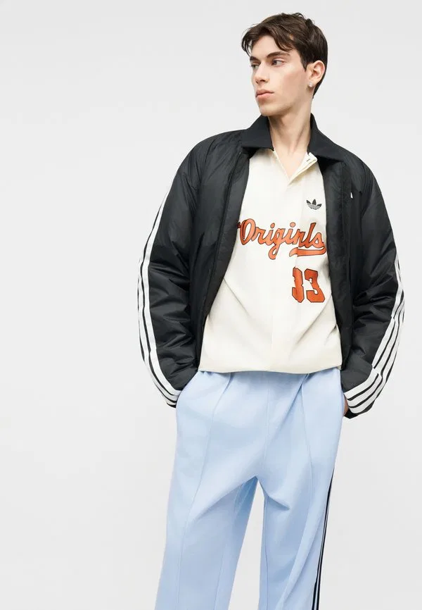 Спортивные штаны firebird оверсайз Adidas Originals, Crystal Sky — фото 4
