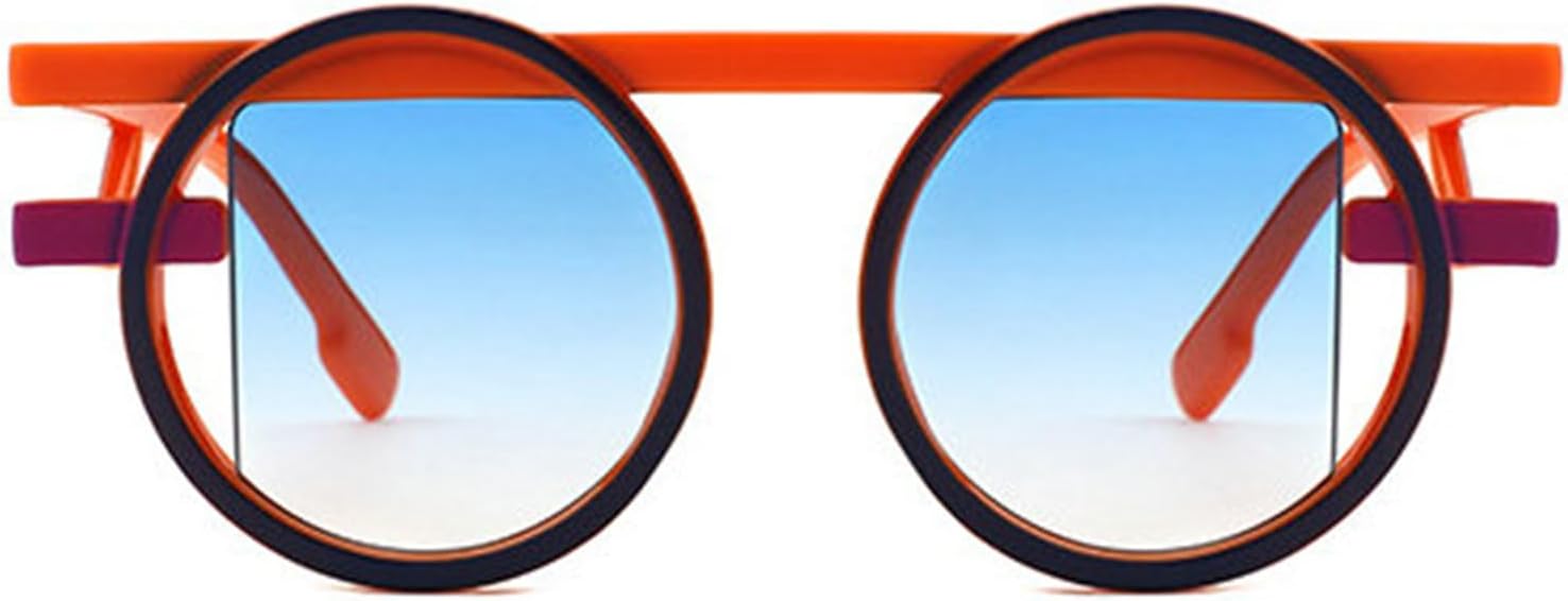 

Большие круглые солнцезащитные очки для женщин, контрастные цветовые оттенки, защита от УФ-излучения UV400, ретро-стиль, модные градиентные солнцезащитные очки для мужчин helena, C4