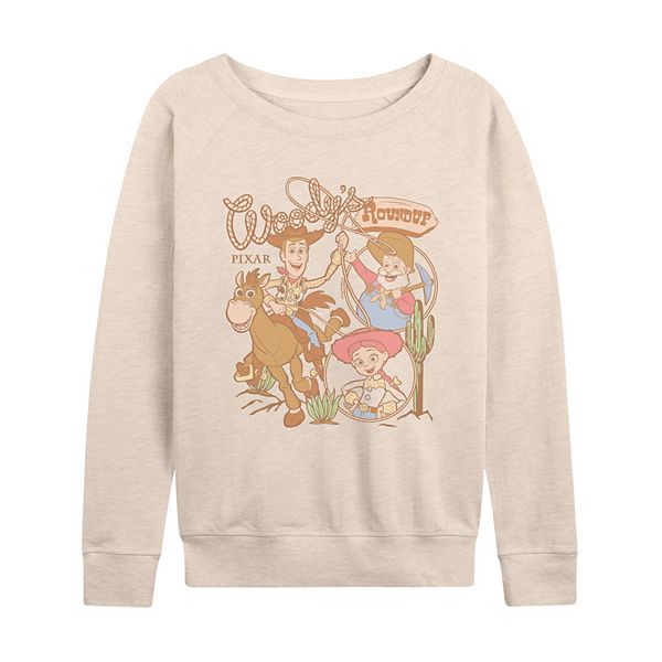 

Женская футболка с длинным рукавом Toy Story Woody's Roundup из френч терри Disney / Pixar