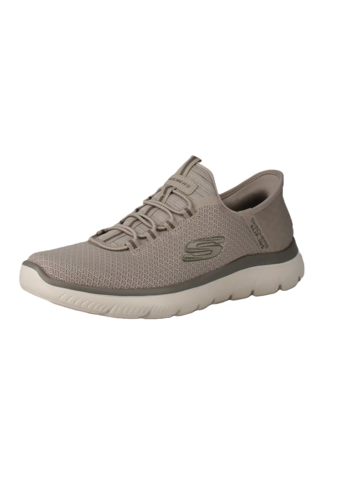 

Кроссовки на шнуровке Skechers, серый