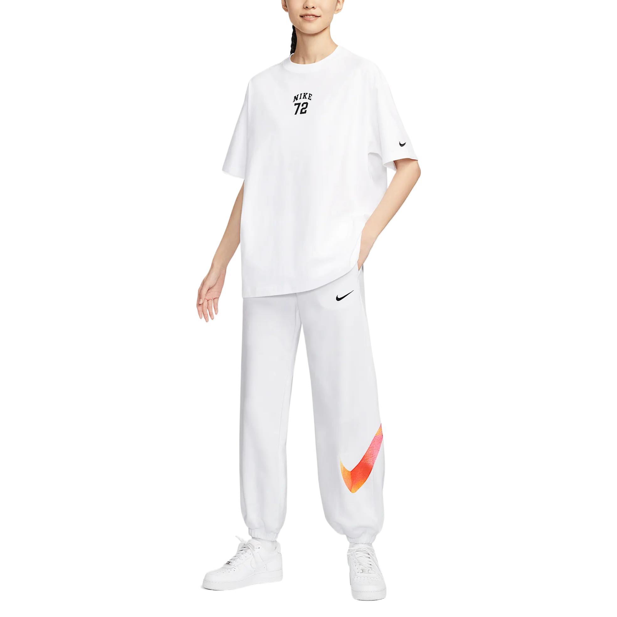 Nike Спортивные вязаные спортивные штаны Women's White — фото 4