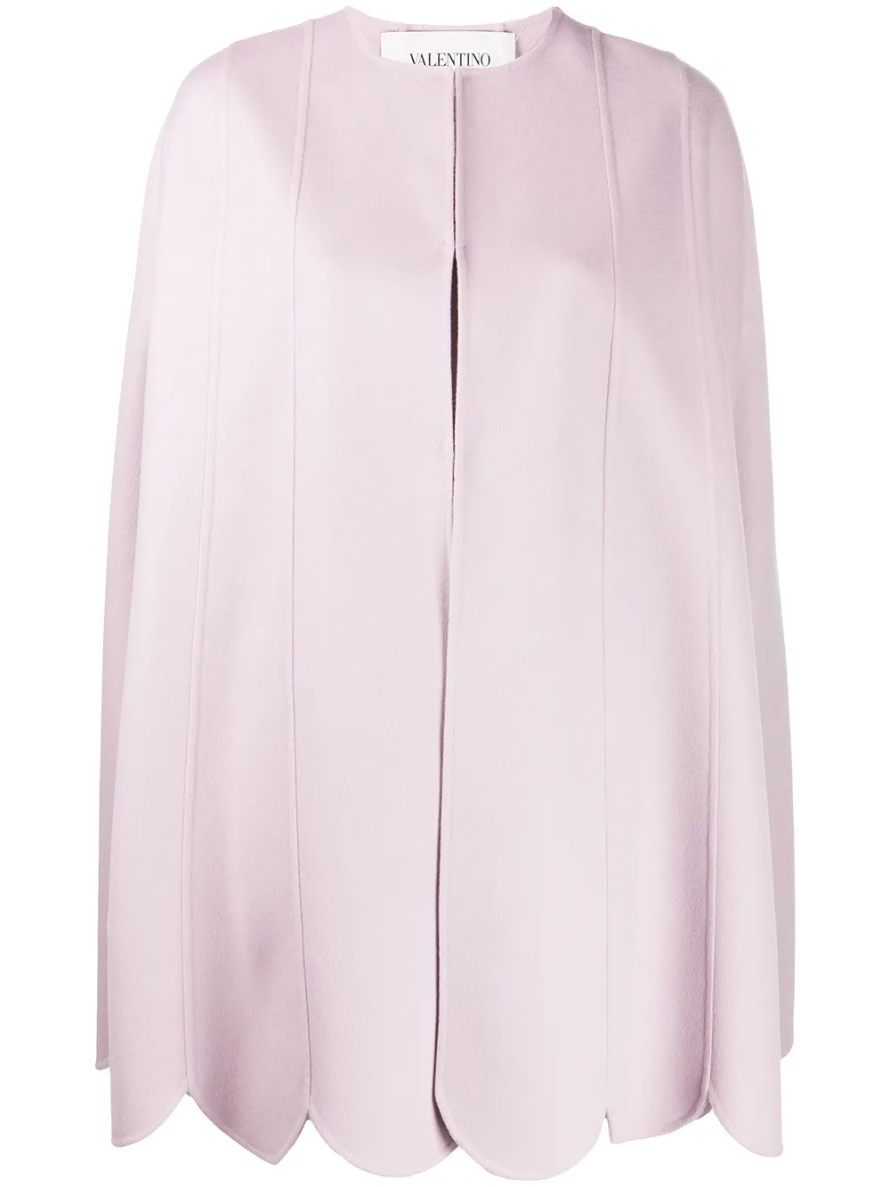 

Кейп с фестонами VALENTINO GARAVANI, розовый