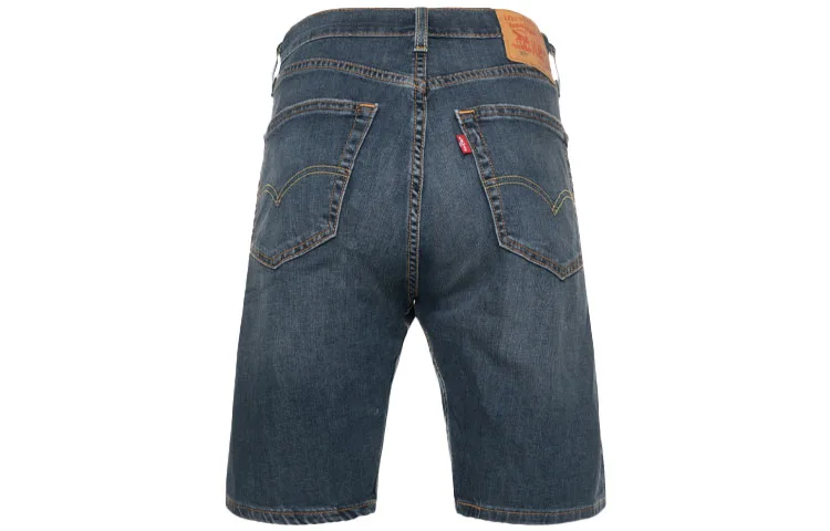 Levis Джинсовые шорты мужские серо-голубые — фото 4