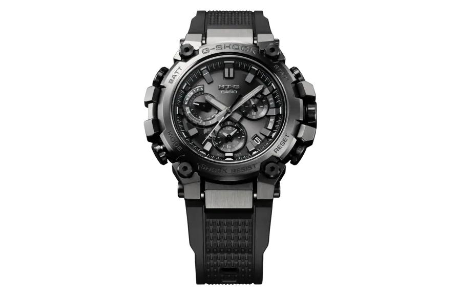 

G SHOCK G SHOCK MTG Коллекция Мужские часы с солнечным кварцевым механизмом на ремешке из смолы Черный циферблат G-SHOCK
