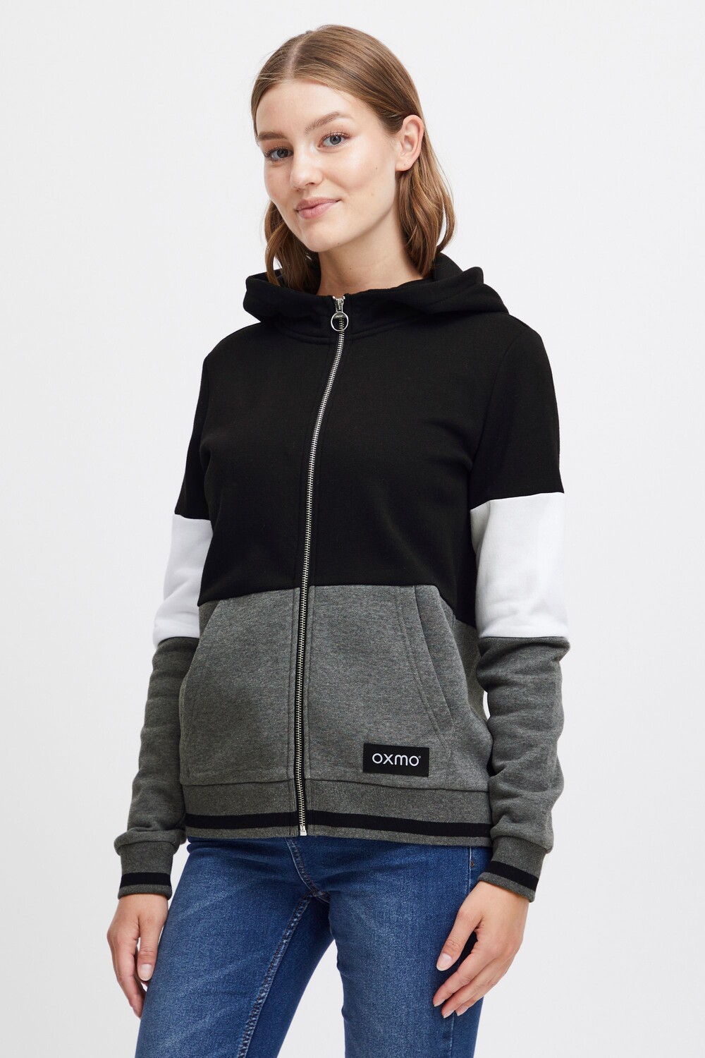 

Толстовка Oxmo Kapuzensweatjacke OXOmanna, черный