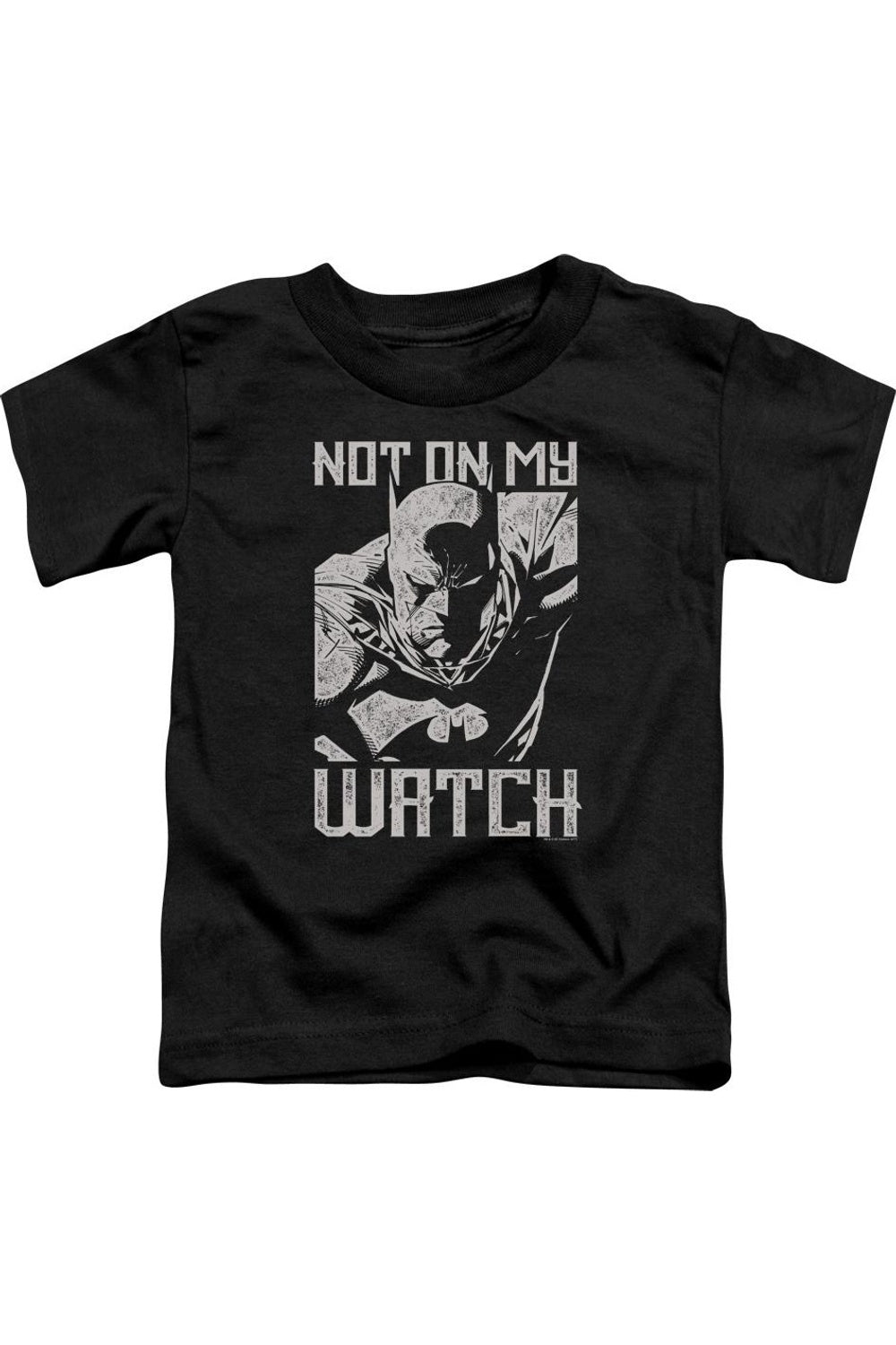 

Футболка с коротким рукавом для малышей с принтом Batman Watch Gildan, черный