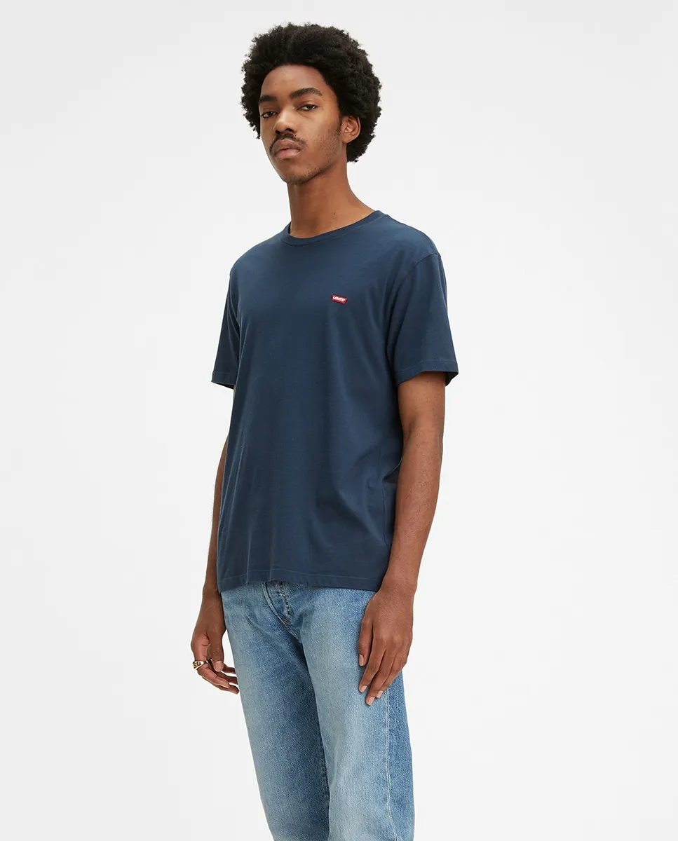 

Футболка мужская с короткими рукавами и круглым вырезом Levi's, тёмно-синий