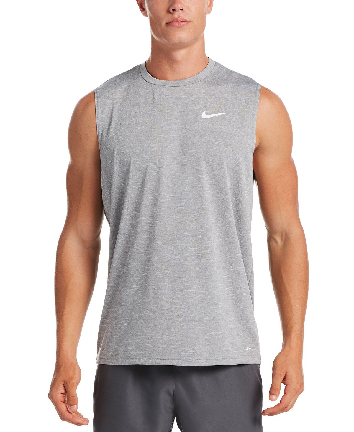 

Мужская майка Nike Hydroguard для плавания, серый