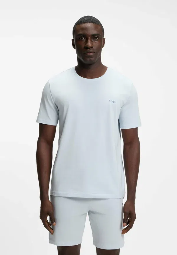 Футболка-пижама Mix&Match t-shirt r pyjama top Boss, открытый голубой