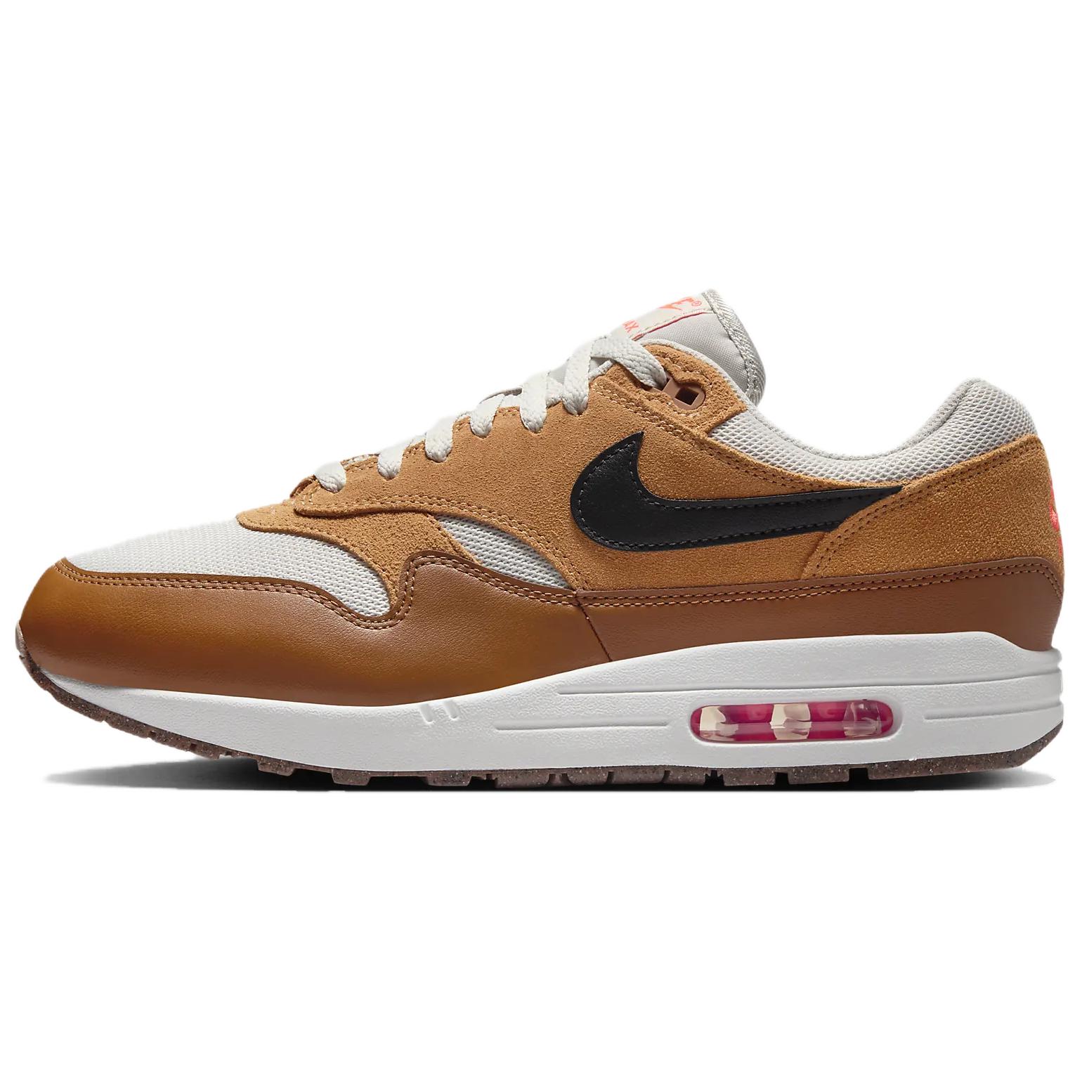 

Nike Эйр Макс 1 Эссеншил Бритиш Тэн Лайт Боун Браун Уайт, цвет Brown White