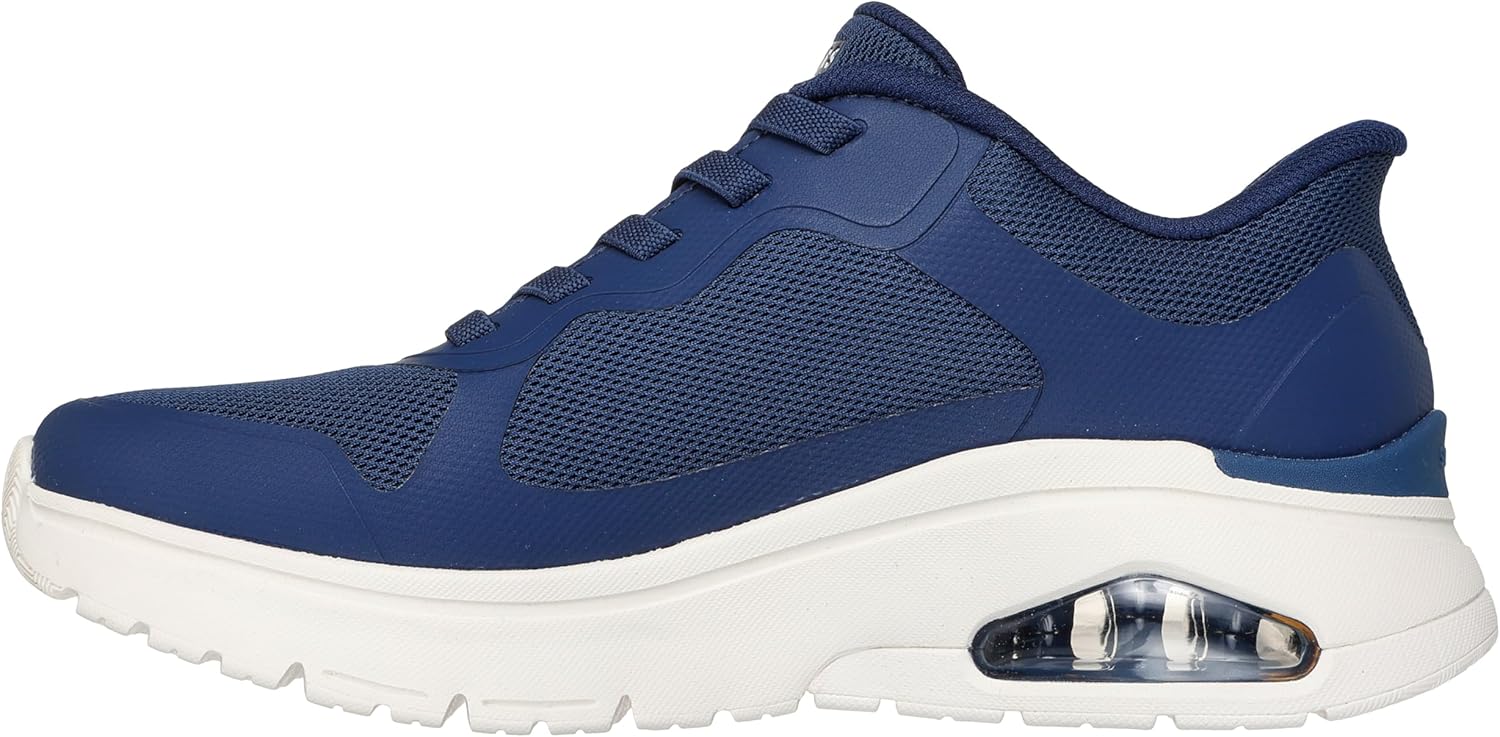 Мужские кроссовки Skechers Uno Sr Sutal на шнуровке Skech Air 200054 P, Navy Ez — фото 3