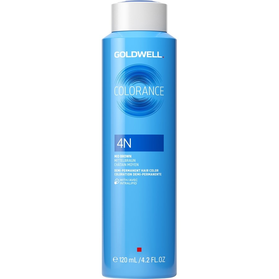 

Краска для волос colorance Goldwell, 4n mid brown, объем 120 мл