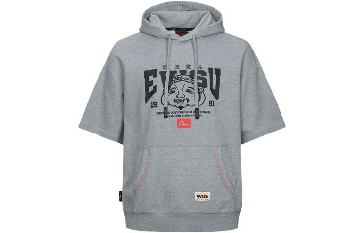 

Толстовка мужская, цвет серый Evisu, цвет Heather Gray