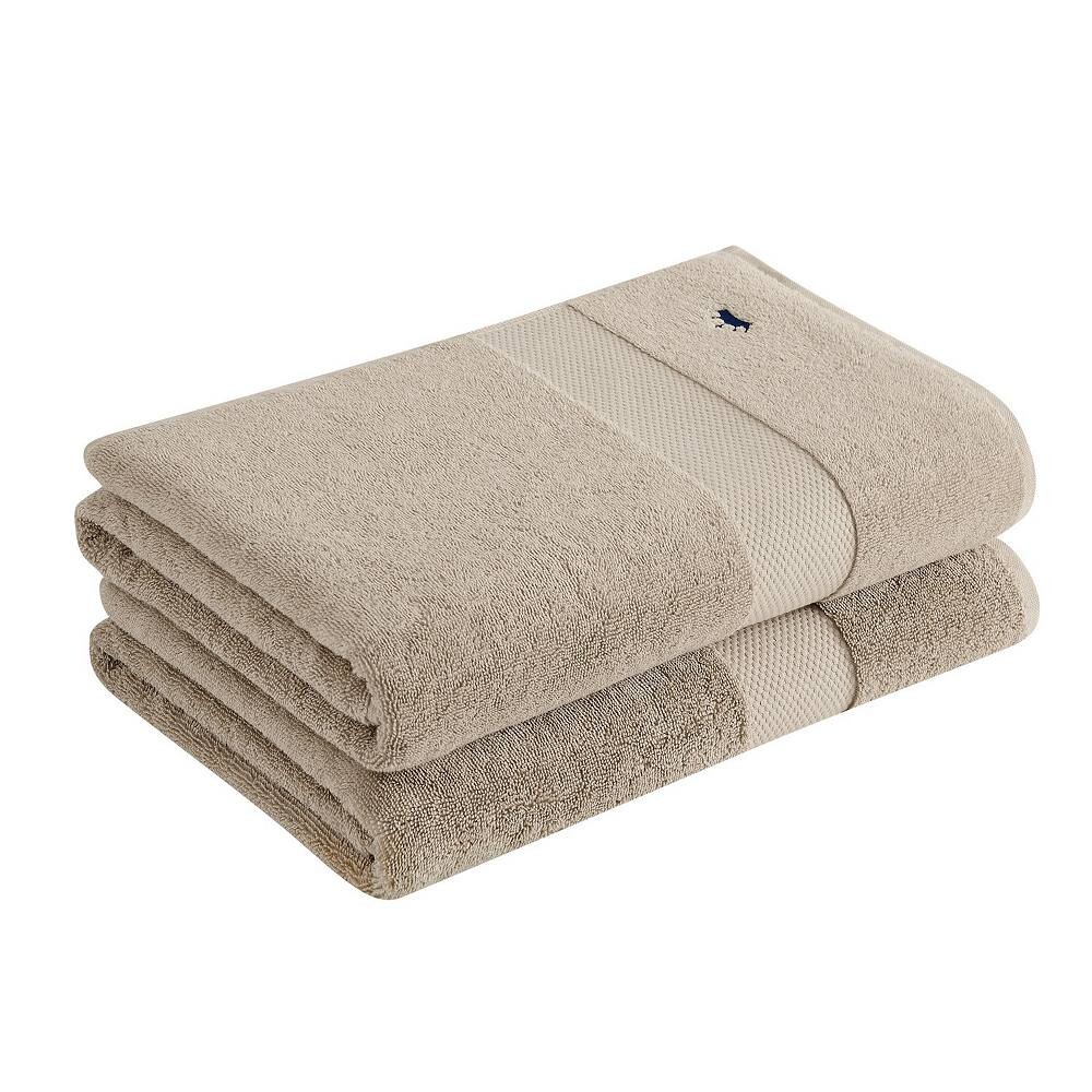 

Royal Velvet 2 шт. турецких хлопковых банных полотенец, цвет Beige Khaki