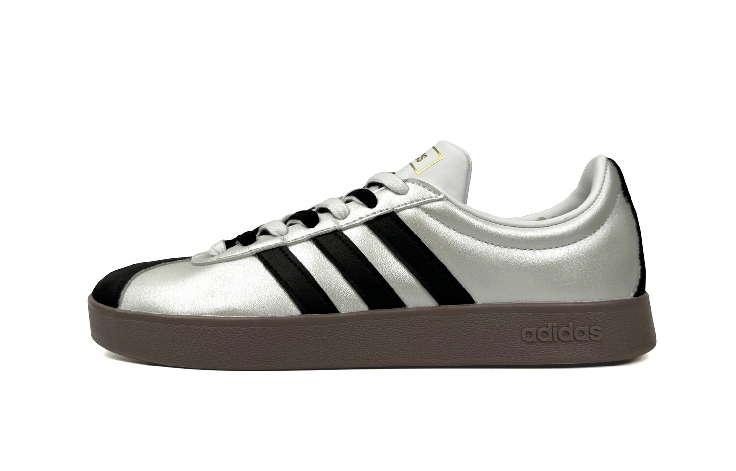 

Кроссовки adidas neo Vl Court Skateboarding Shoes Unisex Low-top Black, черный/белый/серый