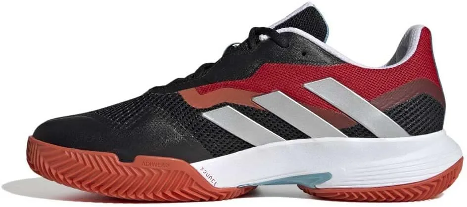 Мужские теннисные кроссовки Adidas Courtjam Control Clay Tennis Shoes Tennisschuhe, белый/черный — фото 4