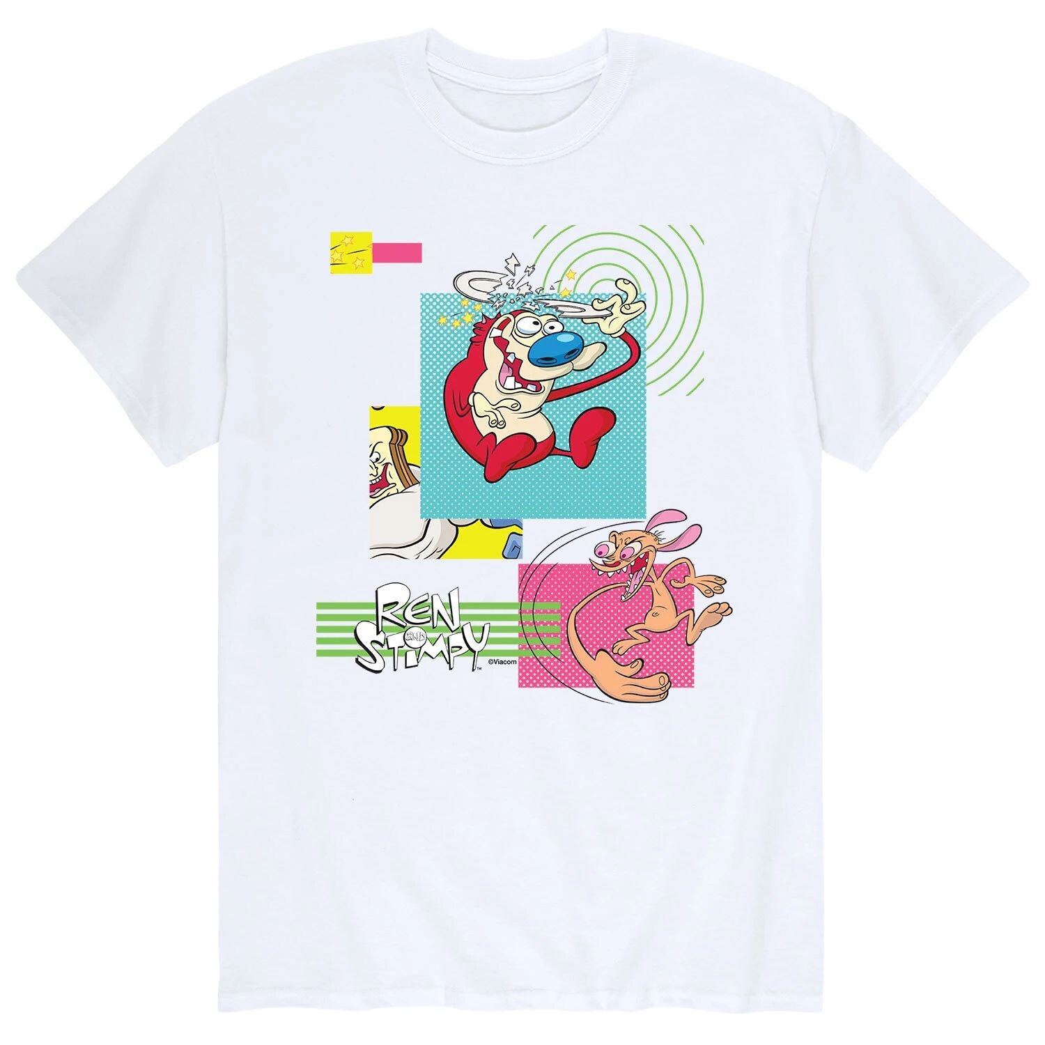 

Мужская футболка Ren & Stimpy Diversity Frames Licensed Character