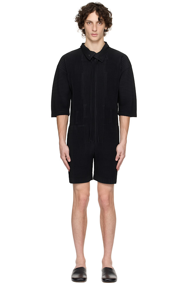 

Брюки со складками 3 комбинезон Homme Plissé Issey Miyake, черный
