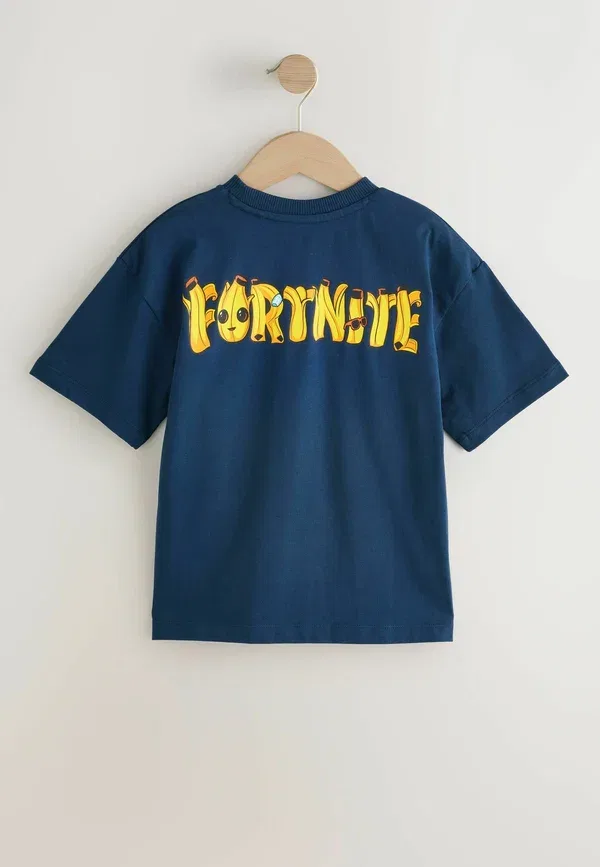 Футболка Next print t-shirt, темно-синяя — фото 4
