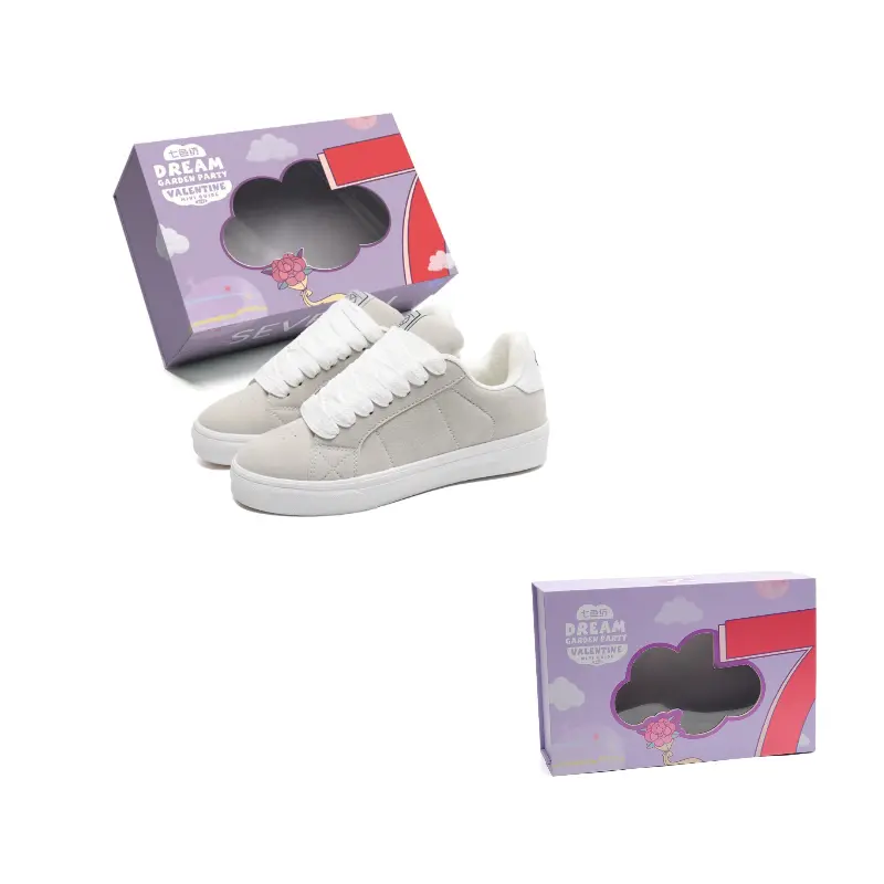 

7 SEVFUN Износостойкие и легкие низкие скейтерские кроссовки унисекс черный - вересково-серый, цвет Heather Gray