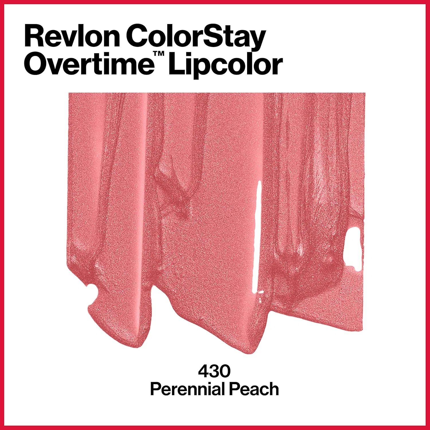 Жидкая помада Revlon ColorStay Overtime, оттенок Perennial Peach, 1 шт — фото 2