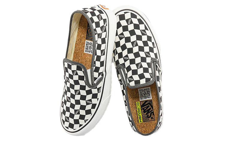 Кеды Vans Slip-On Vr3 Sf Low Tops Casual Skateboarding Shoes Unisex Black White, черный/белый — фото 4