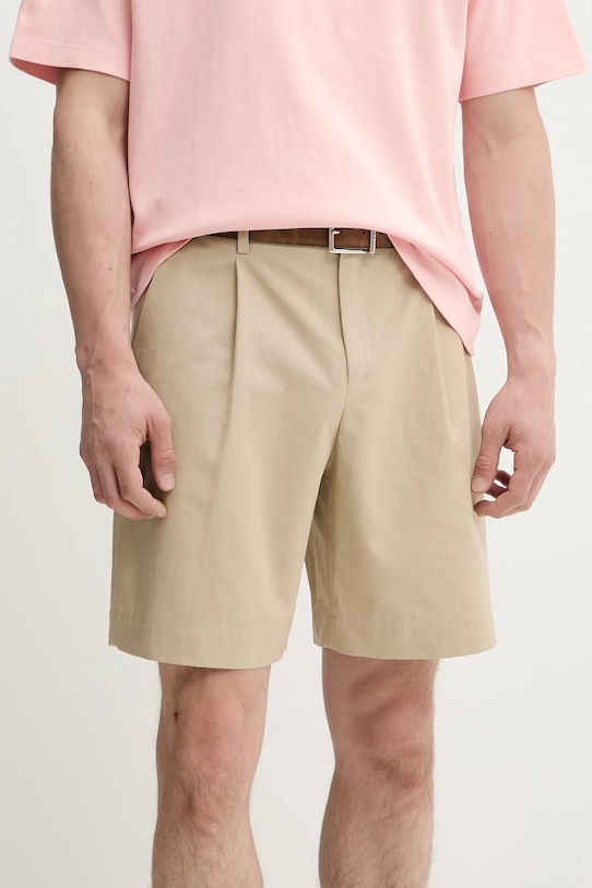 

Хлопковые шорты короткие crew A.P.C., бежевый